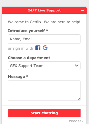 AtenciÃ³n al cliente de Getflix VPN