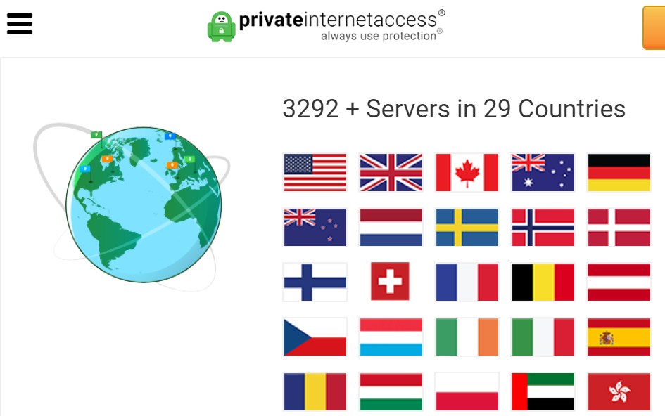 private internet access vpn servidor