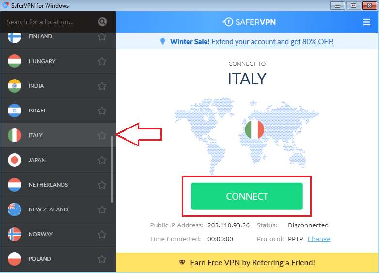 Un VPN Para Italia protegerÃ¡ tu conexiÃ³n a redes pÃºblicas.