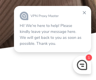 Aandacht voor de klant VPN Proxy Master
