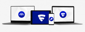 Laptop-Computer-Bildschirm Zelle f-secure freedome