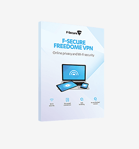 Продукт VPN F-Secure коробки про freedome