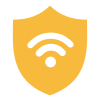Wifi logo frootvpn VPN przed promieniowaniem
