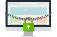 privacy censura la libertà, la serratura di sicurezza VPN